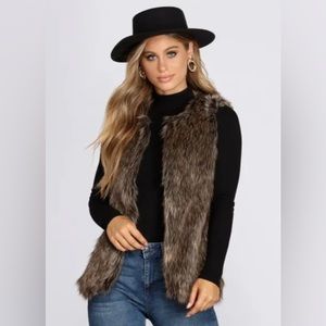 Faux-Ever Fabulous Lux Panel Vest